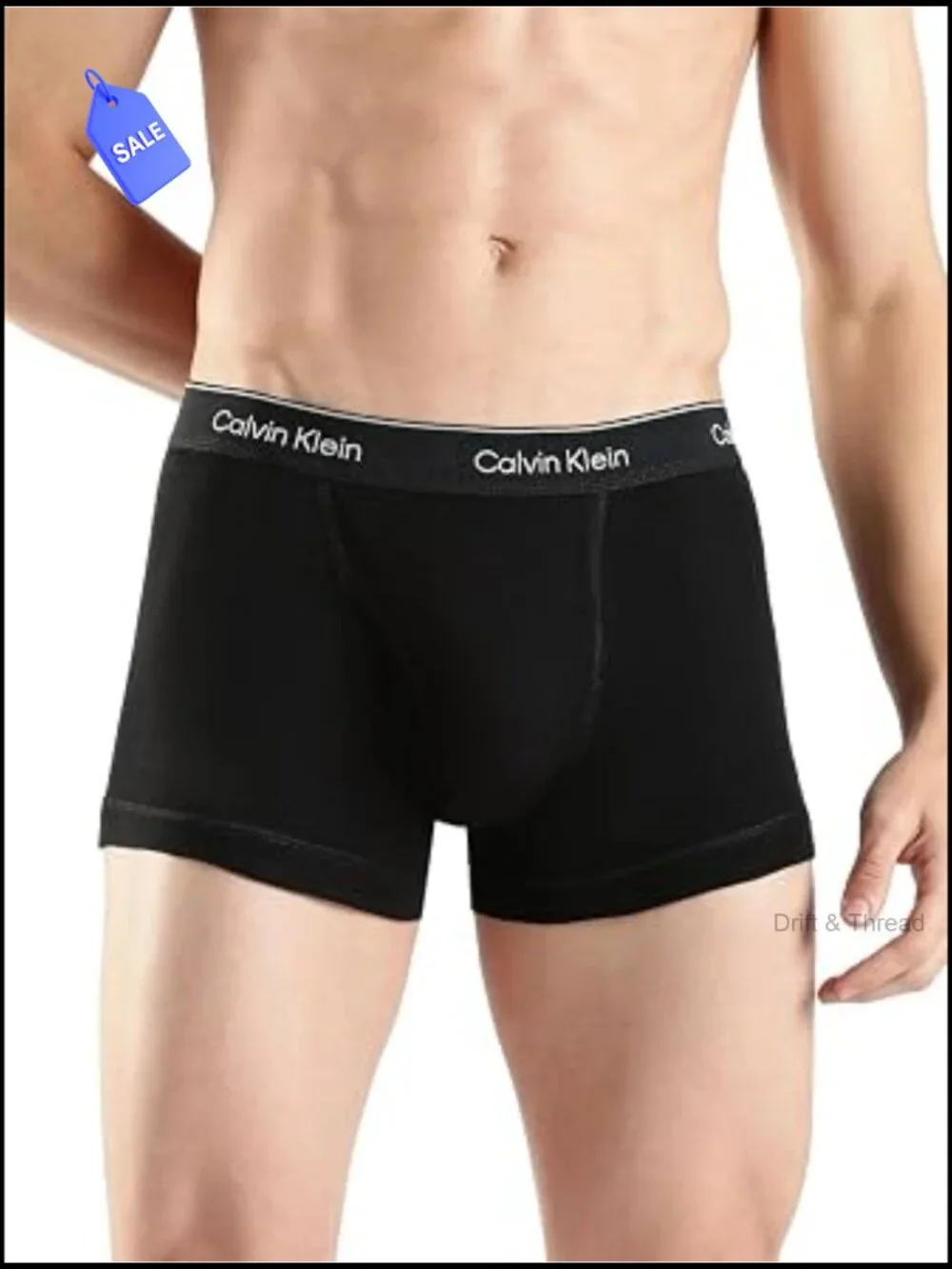 Men's Cotton Trunks Underwear 3-Pack Mid Rise Supportive Fly
